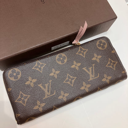 Louis Vuitton Clemence Monogram Zippy Long Wallet