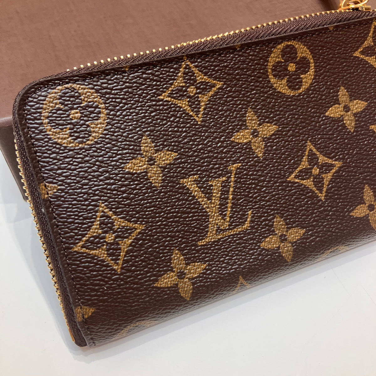 Louis Vuitton Clemence Monogram Zippy Long Wallet