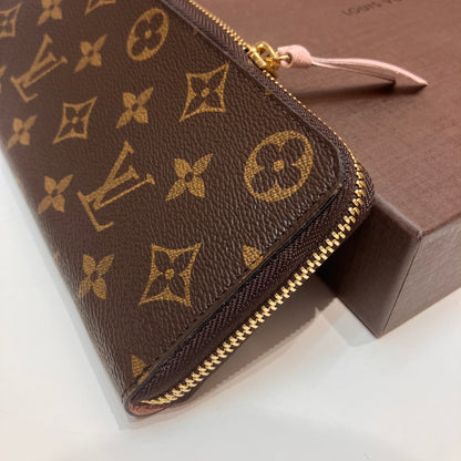 Louis Vuitton Clemence Monogram Zippy Long Wallet