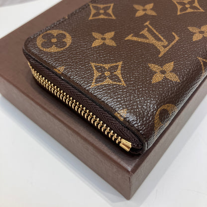 Louis Vuitton Clemence Monogram Zippy Long Wallet