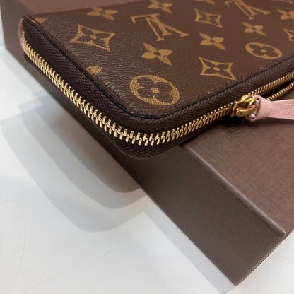Louis Vuitton Clemence Monogram Zippy Long Wallet