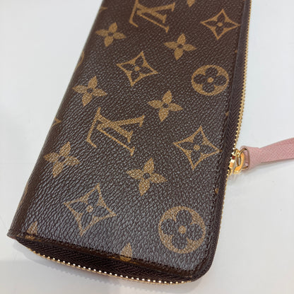 Louis Vuitton Clemence Monogram Zippy Long Wallet