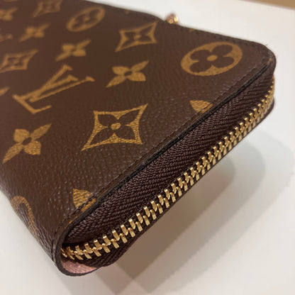 Louis Vuitton Clemence Monogram Zippy Long Wallet