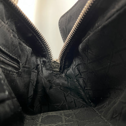 Christian Dior Lady Dior Vintage Nylon East West Mini Top Handle