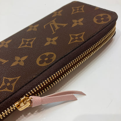 Louis Vuitton Clemence Monogram Zippy Long Wallet