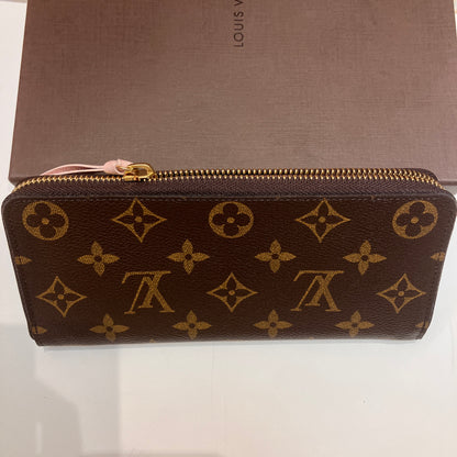 Louis Vuitton Clemence Monogram Zippy Long Wallet