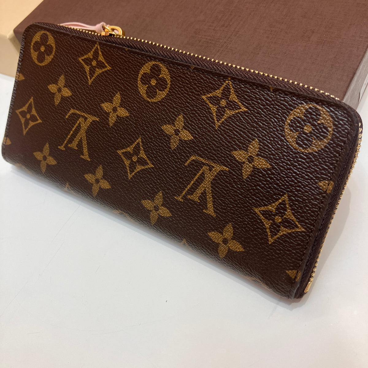 Louis Vuitton Clemence Monogram Zippy Long Wallet