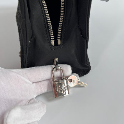 Christian Dior Lady Dior Vintage Nylon East West Mini Top Handle