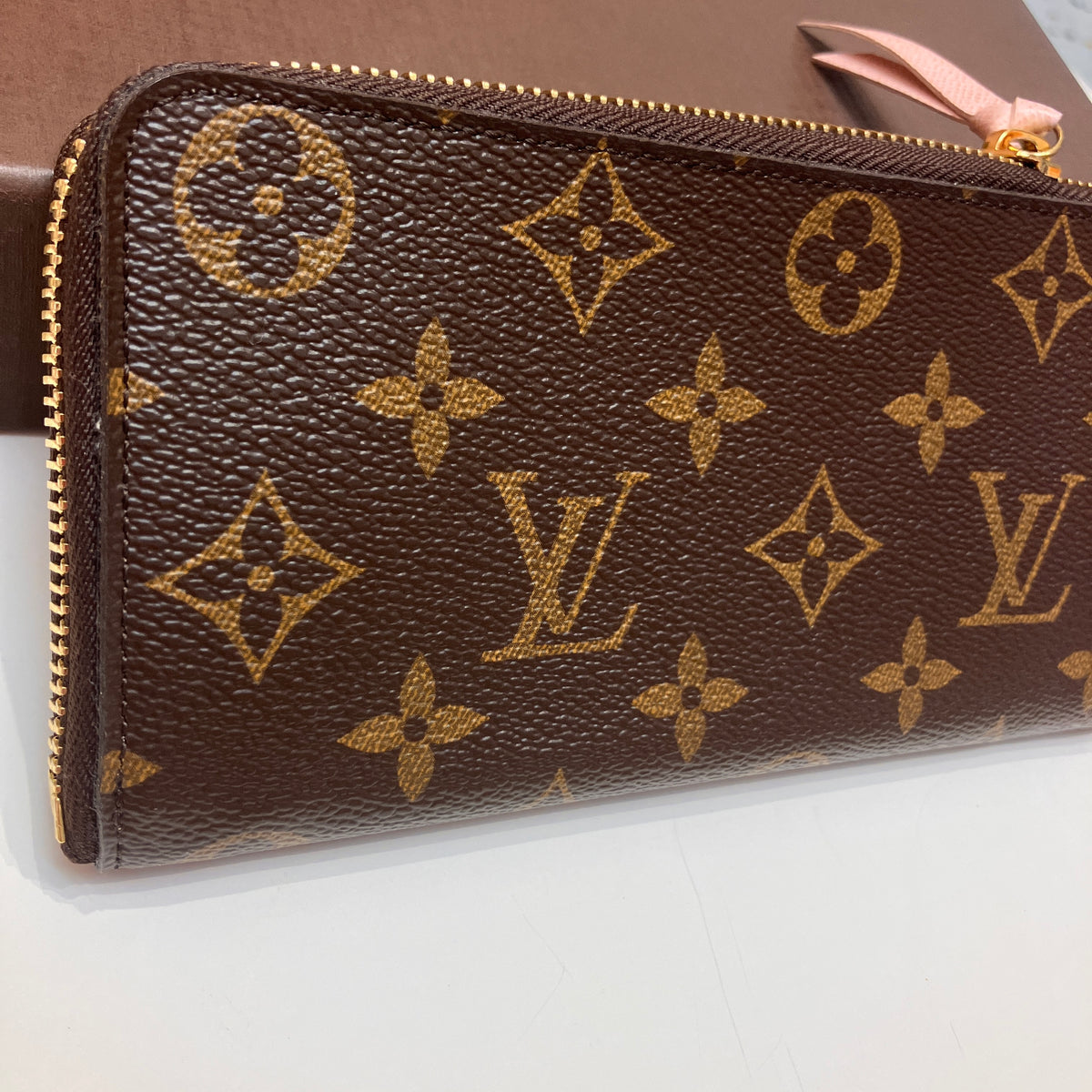 Louis Vuitton Clemence Monogram Zippy Long Wallet
