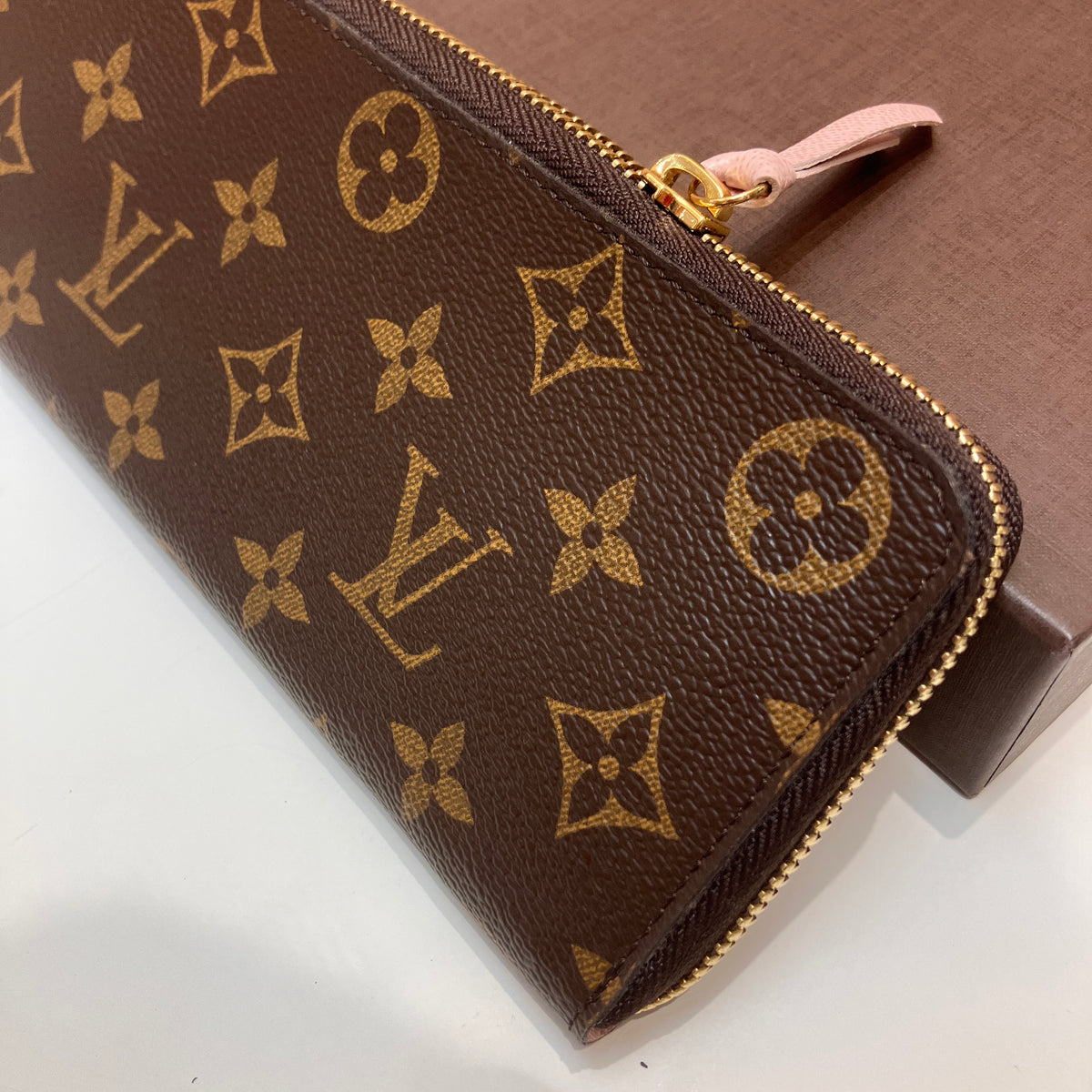 Louis Vuitton Clemence Monogram Zippy Long Wallet