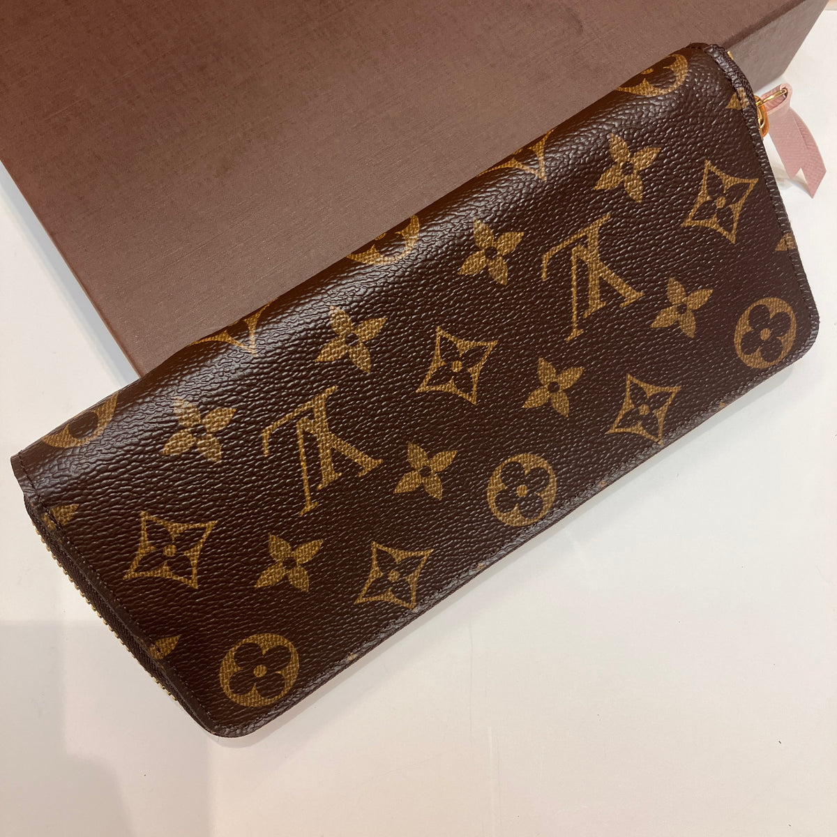 Louis Vuitton Clemence Monogram Zippy Long Wallet