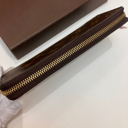 Louis Vuitton Clemence Monogram Zippy Long Wallet