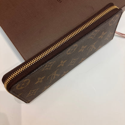 Louis Vuitton Clemence Monogram Zippy Long Wallet