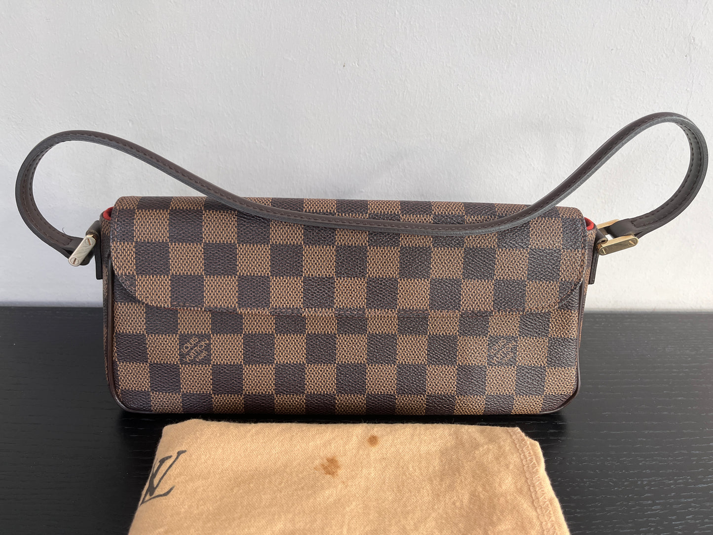 Louis Vuitton Recoleta Damier Ebene Shoulder Bag