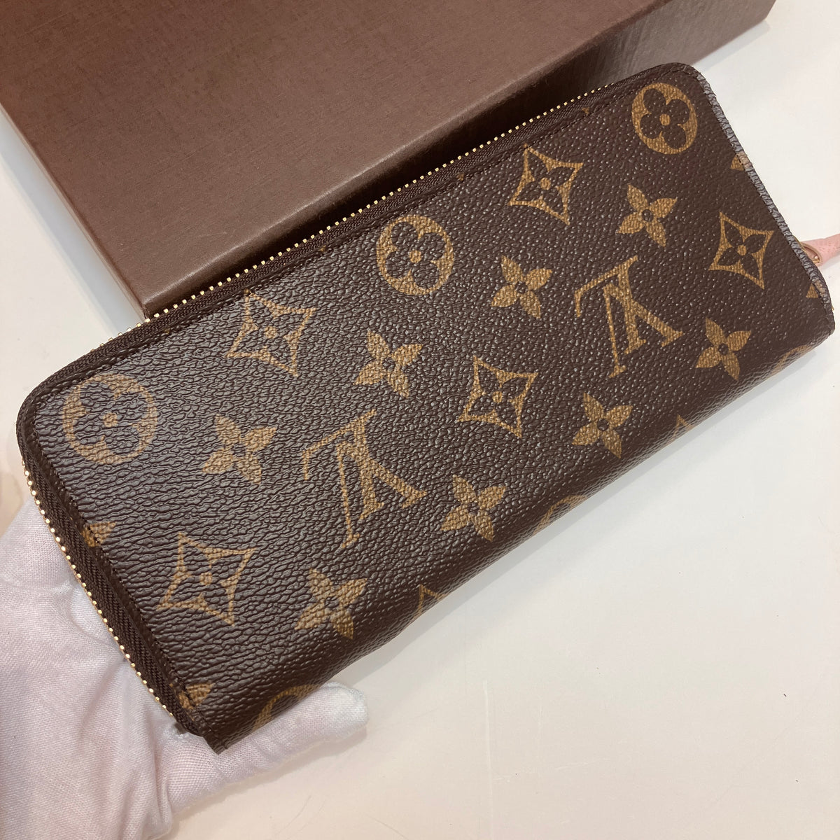 Louis Vuitton Clemence Monogram Zippy Long Wallet