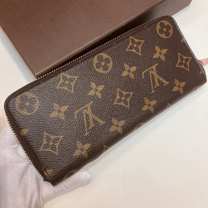 Louis Vuitton Clemence Monogram Zippy Long Wallet