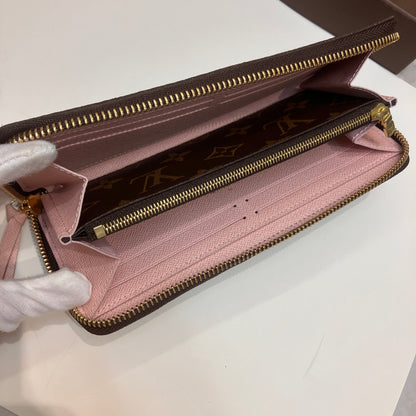 Louis Vuitton Clemence Monogram Zippy Long Wallet