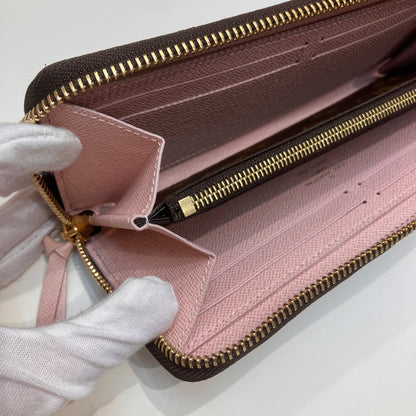 Louis Vuitton Clemence Monogram Zippy Long Wallet
