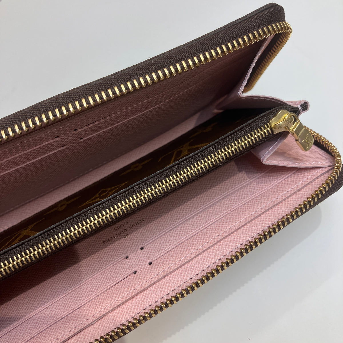 Louis Vuitton Clemence Monogram Zippy Long Wallet