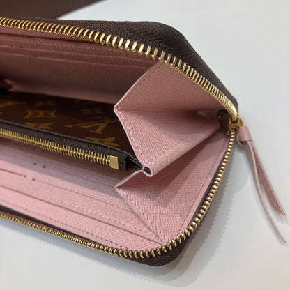 Louis Vuitton Clemence Monogram Zippy Long Wallet