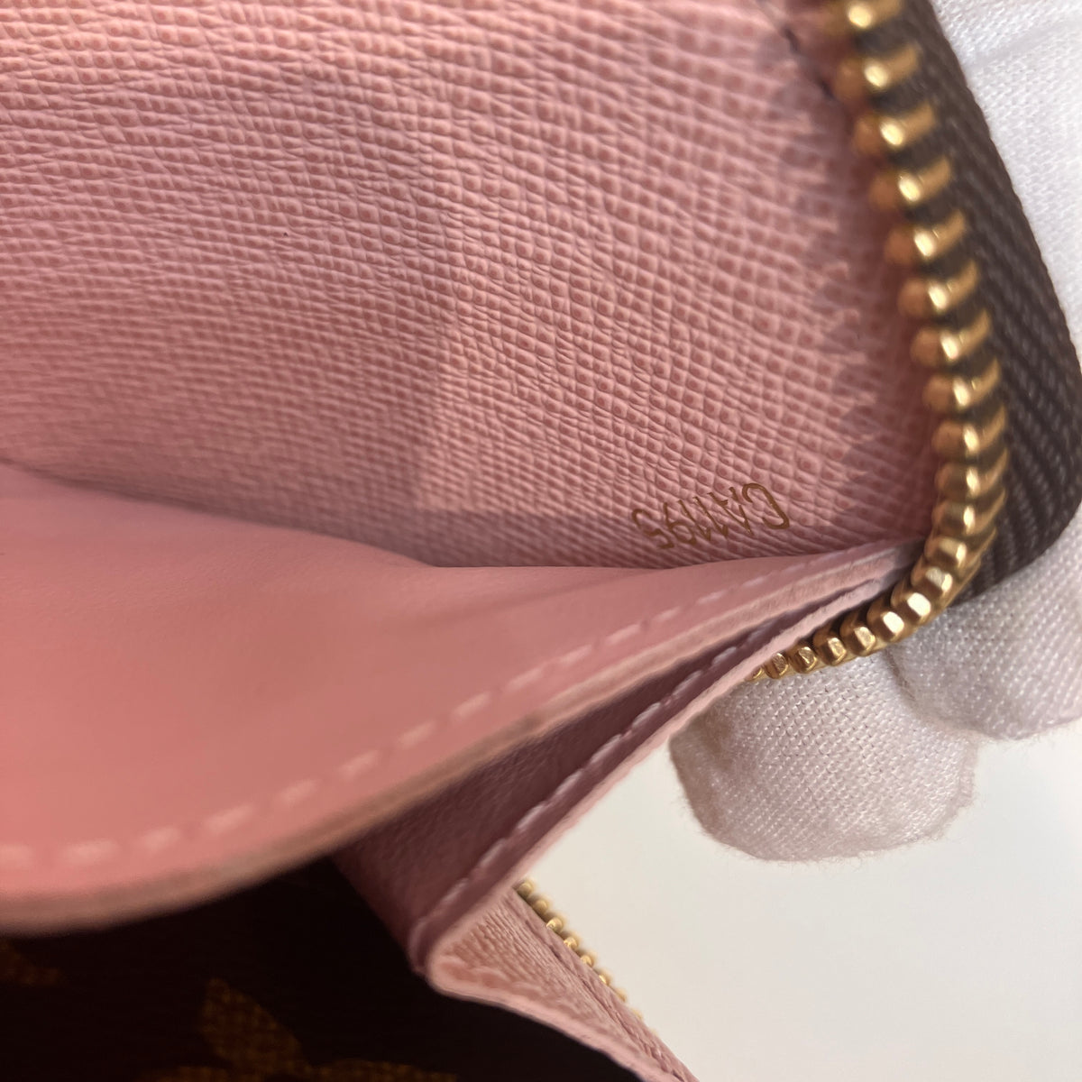 Louis Vuitton Clemence Monogram Zippy Long Wallet