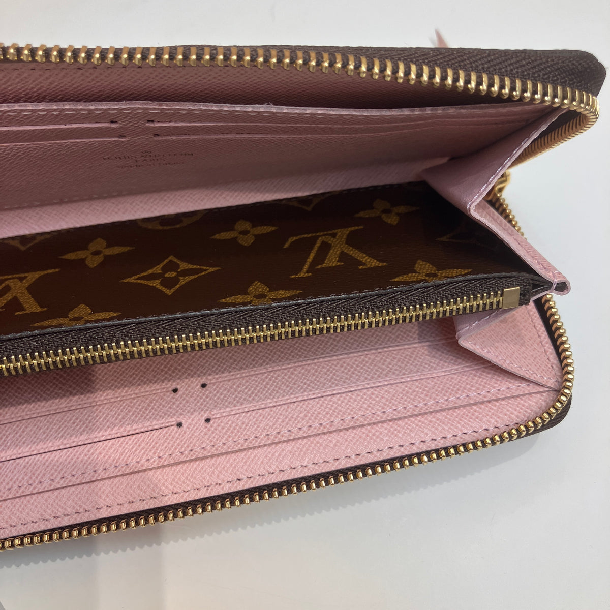 Louis Vuitton Clemence Monogram Zippy Long Wallet