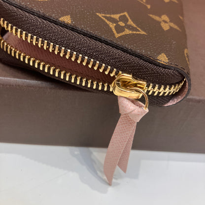 Louis Vuitton Clemence Monogram Zippy Long Wallet