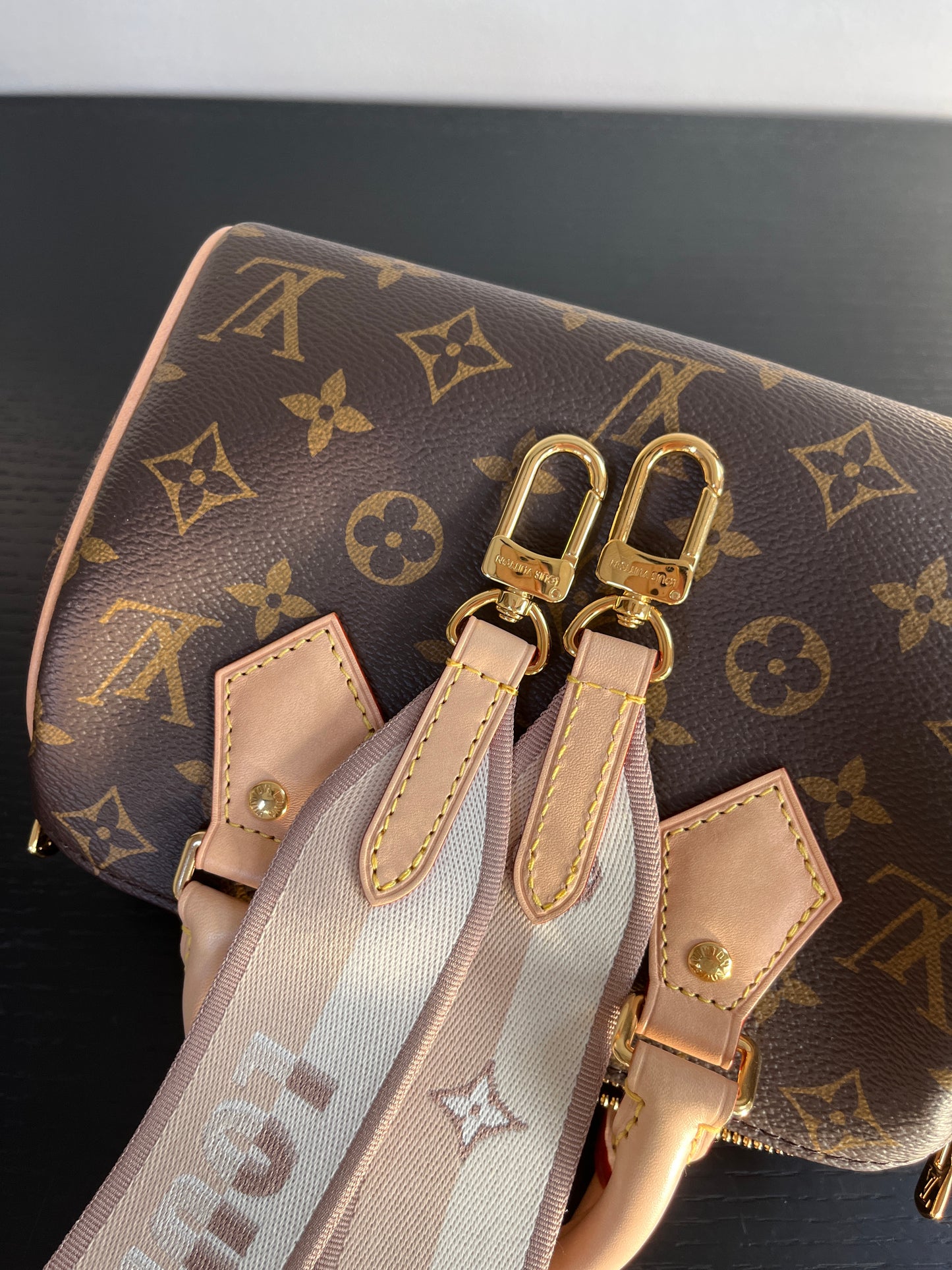 Louis Vuitton Speedy Bandoulière 20 Monogram NO LOCK & KEYS