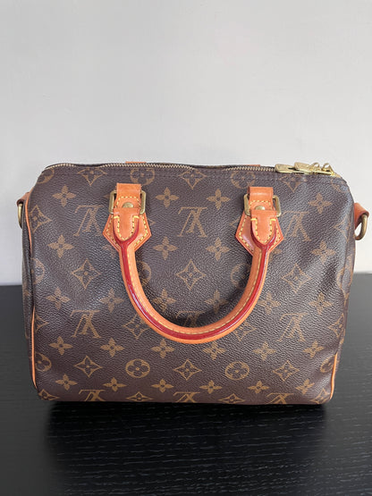 Louis Vuitton Speedy Bandoulière 25 Monogram Microchipped