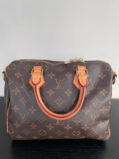 Louis Vuitton Speedy Bandoulière 25 Monogram Microchipped