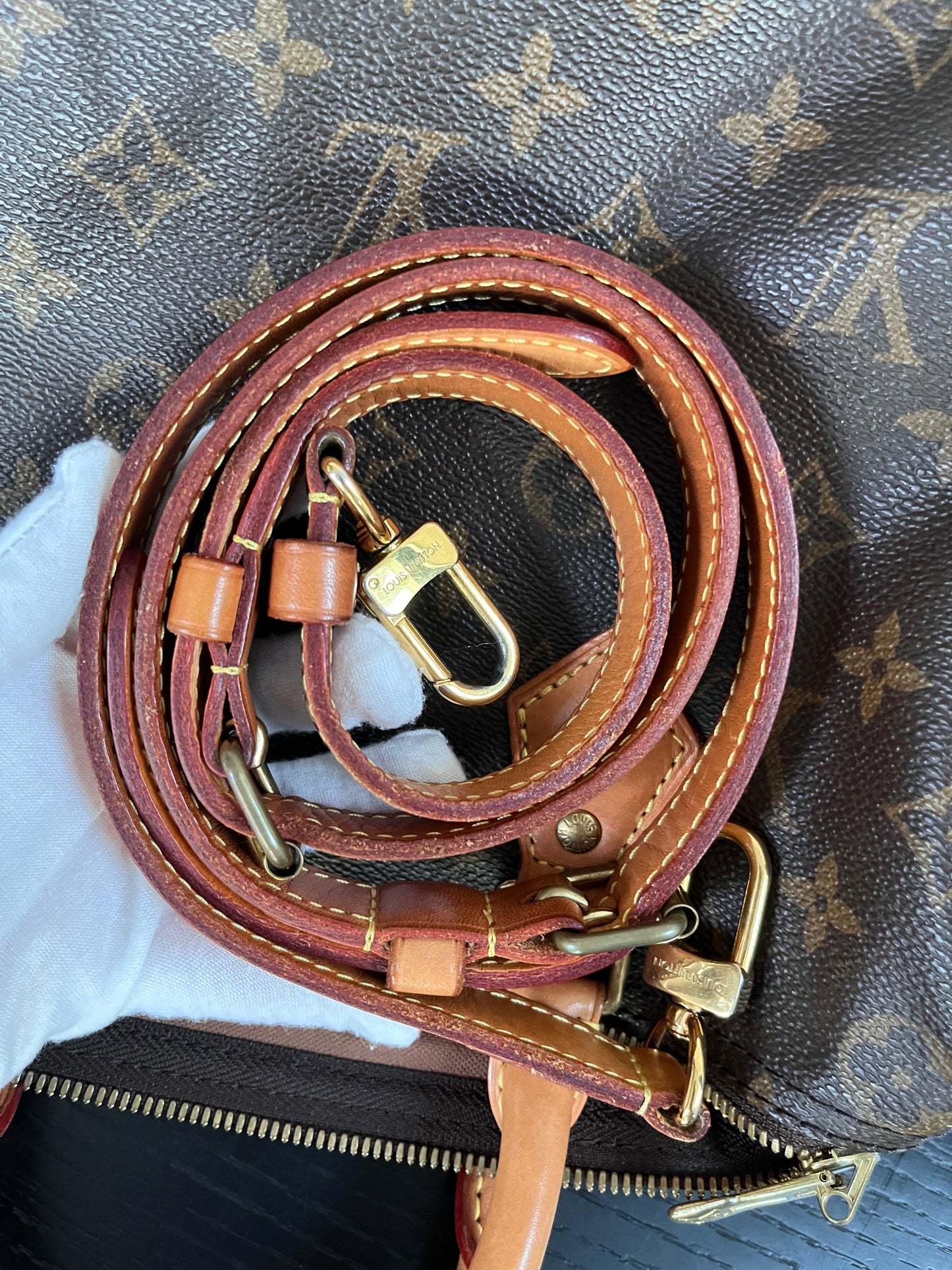 Louis Vuitton Speedy Bandoulière 25 Monogram Microchipped