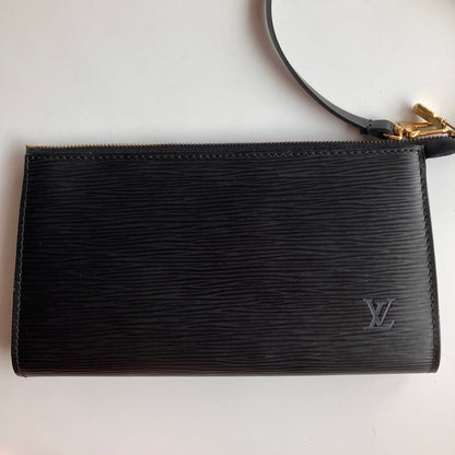 Louis Vuitton Vintage Epi Noir Pochette Accessories
