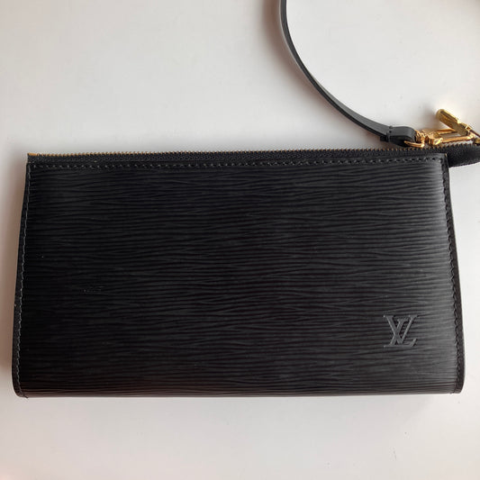 Louis Vuitton Vintage Epi Noir Pochette Accessories