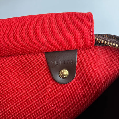 Louis Vuitton Speedy Bandouliere 30 Damier Ebene Crossbody Bag