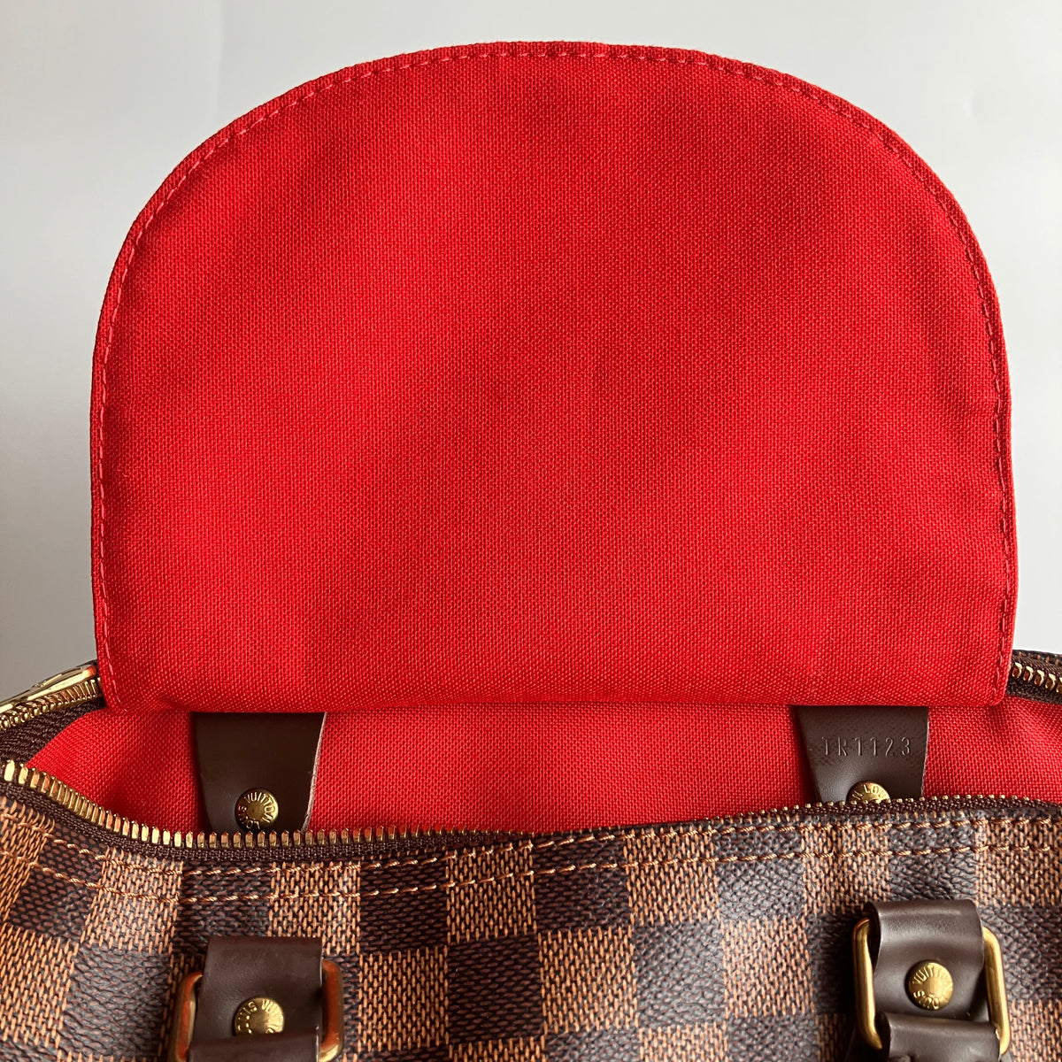 Louis Vuitton Speedy Bandouliere 30 Damier Ebene Crossbody Bag