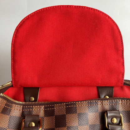 Louis Vuitton Speedy Bandouliere 30 Damier Ebene Crossbody Bag