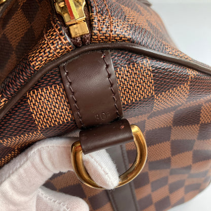 Louis Vuitton Speedy Bandouliere 30 Damier Ebene Crossbody Bag