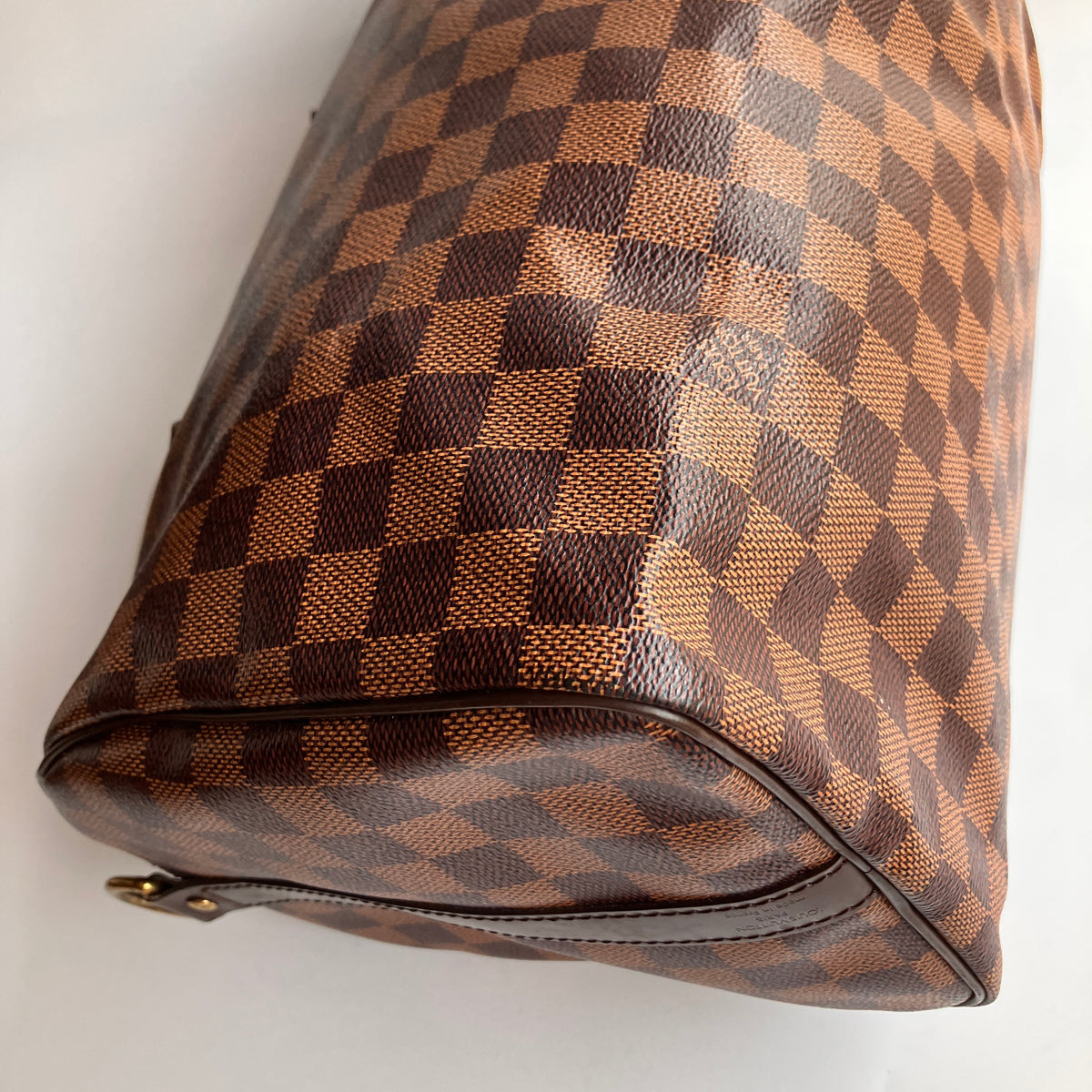 Louis Vuitton Speedy Bandouliere 30 Damier Ebene Crossbody Bag