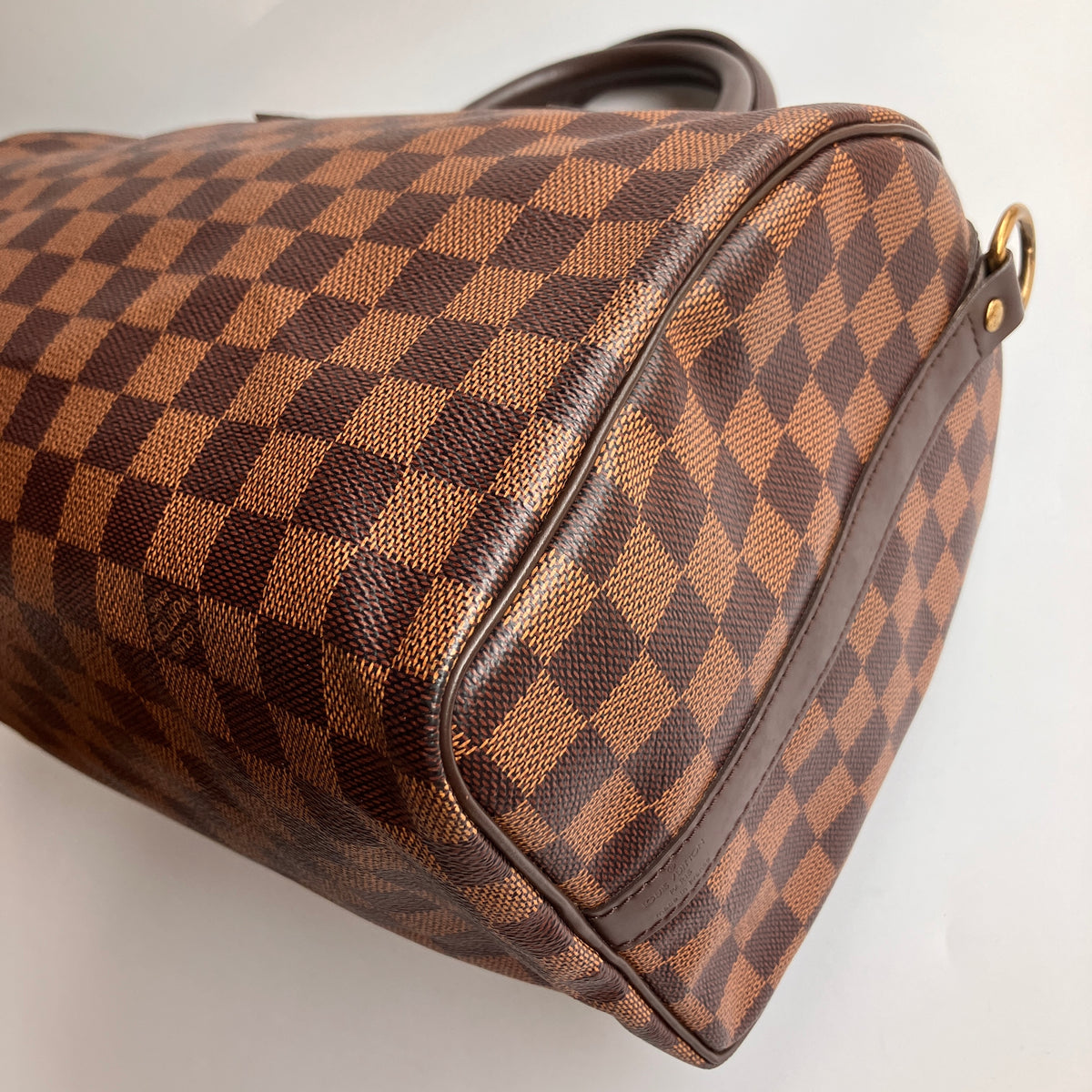Louis Vuitton Speedy Bandouliere 30 Damier Ebene Crossbody Bag
