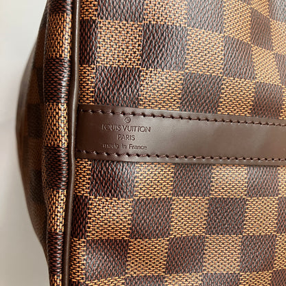 Louis Vuitton Speedy Bandouliere 30 Damier Ebene Crossbody Bag