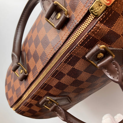 Louis Vuitton Speedy Bandouliere 30 Damier Ebene Crossbody Bag