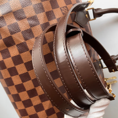 Louis Vuitton Speedy Bandouliere 30 Damier Ebene Crossbody Bag