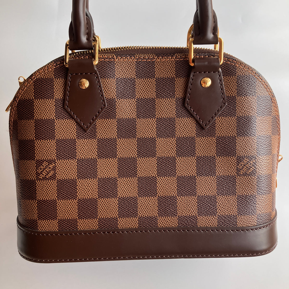 Louis Vuitton Alma BB Damier Ebène Crossbody Bag NO LOCK RFID