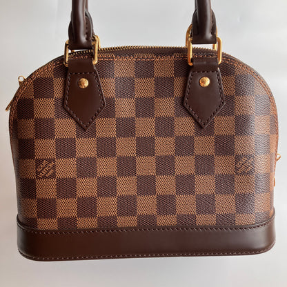 Louis Vuitton Alma BB Damier Ebène Crossbody Bag NO LOCK RFID