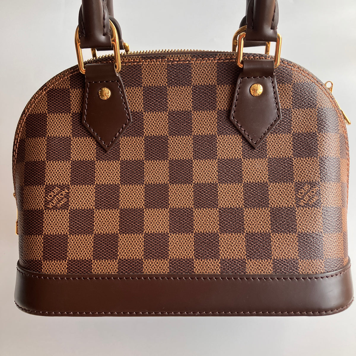 Louis Vuitton Alma BB Damier Ebène Crossbody Bag NO LOCK RFID