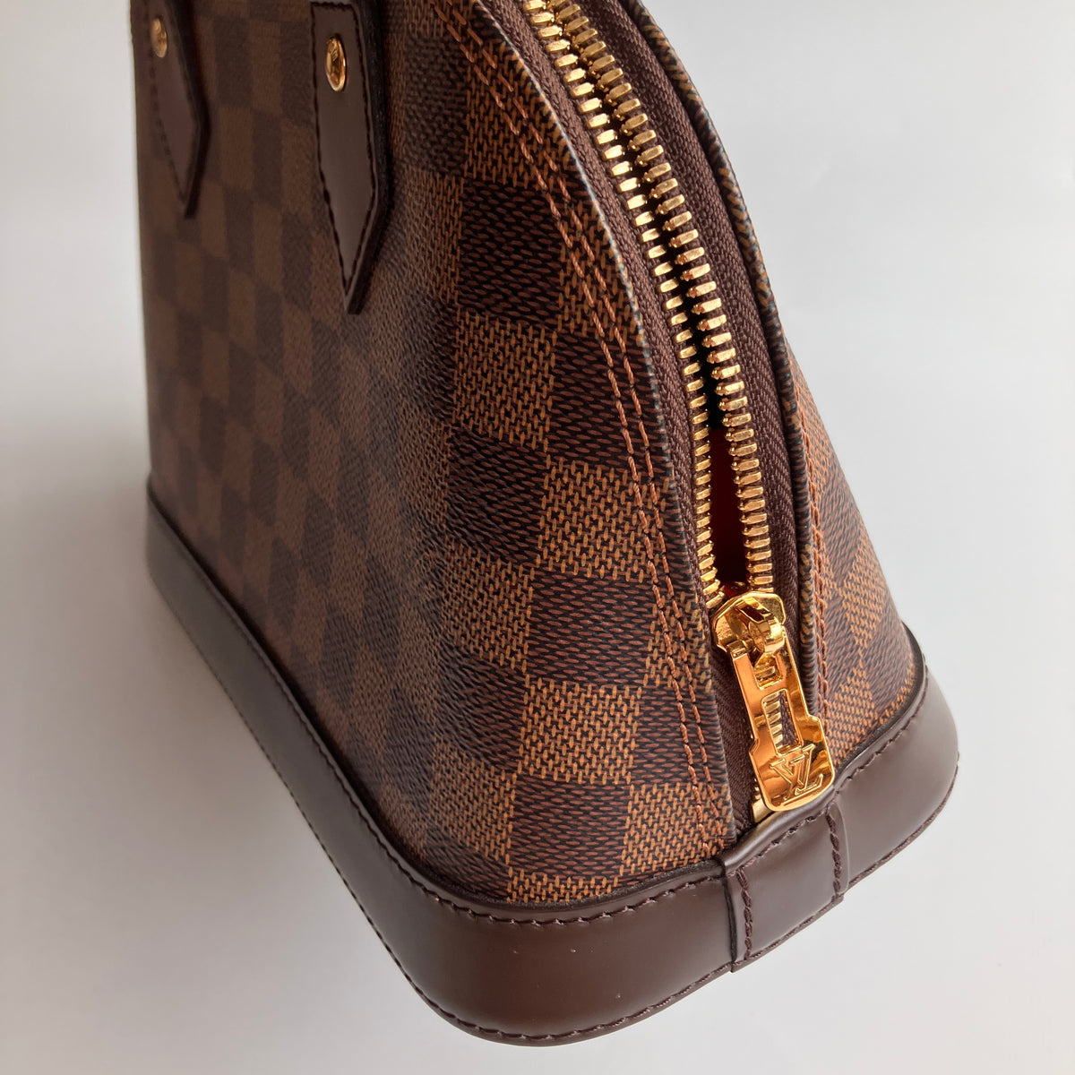 Louis Vuitton Alma BB Damier Ebène Crossbody Bag NO LOCK RFID