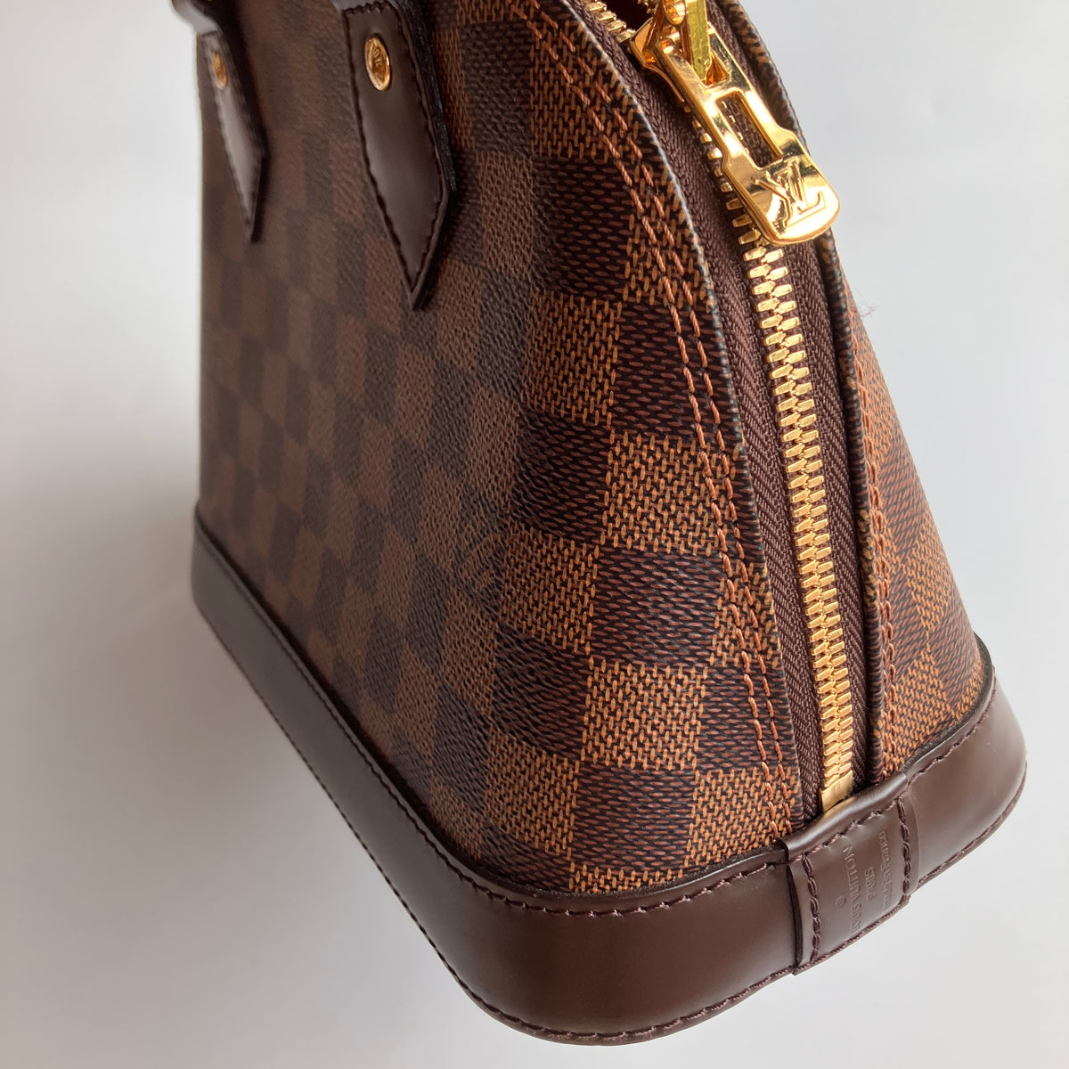 Louis Vuitton Alma BB Damier Ebène Crossbody Bag NO LOCK RFID