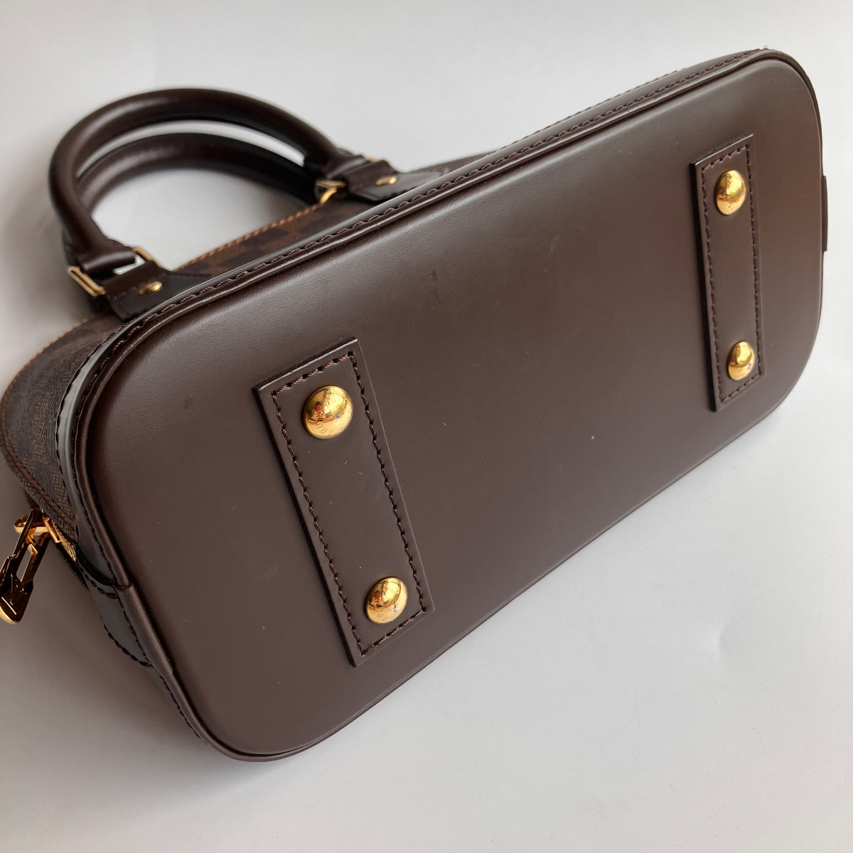Louis Vuitton Alma BB Damier Ebène Crossbody Bag NO LOCK RFID