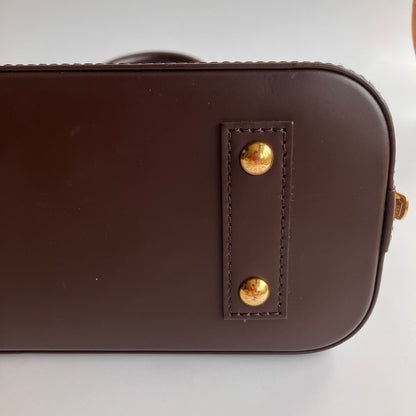 Louis Vuitton Alma BB Damier Ebène Crossbody Bag NO LOCK RFID