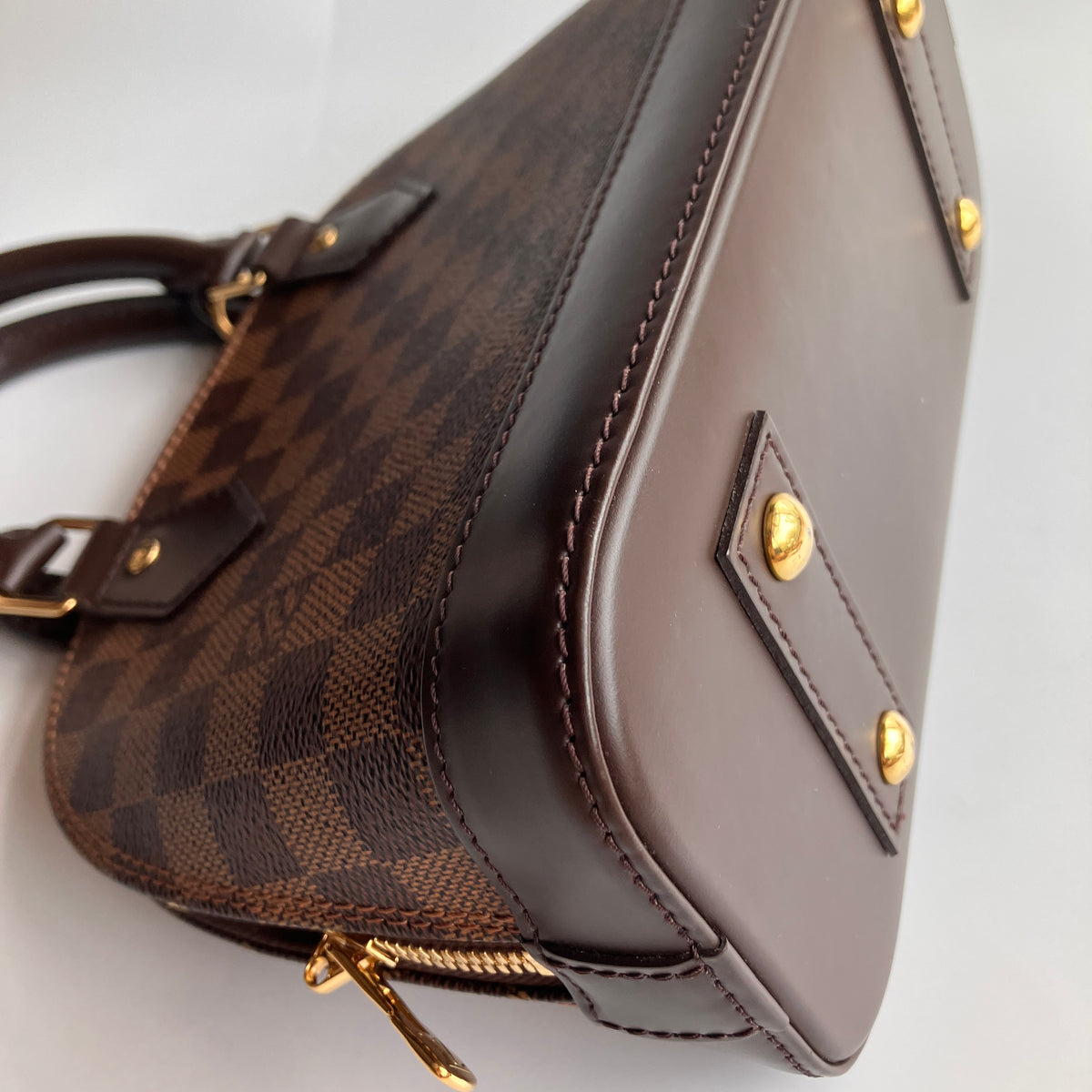Louis Vuitton Alma BB Damier Ebène Crossbody Bag NO LOCK RFID